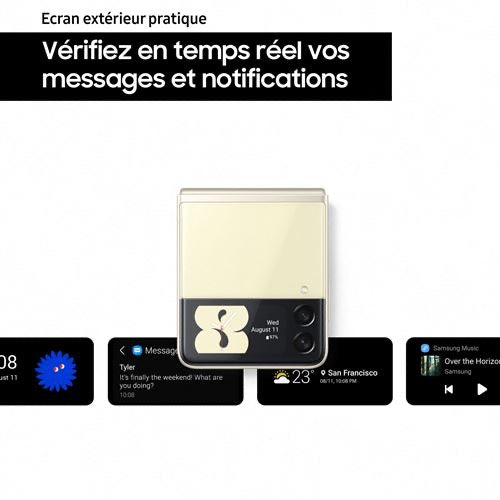 Galaxy Z Flip 3 5G 128 Go Crème
