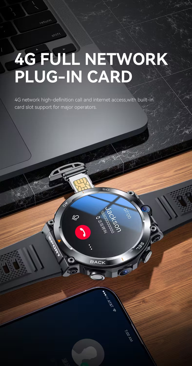 MONTRE CONNECTEE AVEC CARTE SIM 4G ECRAN