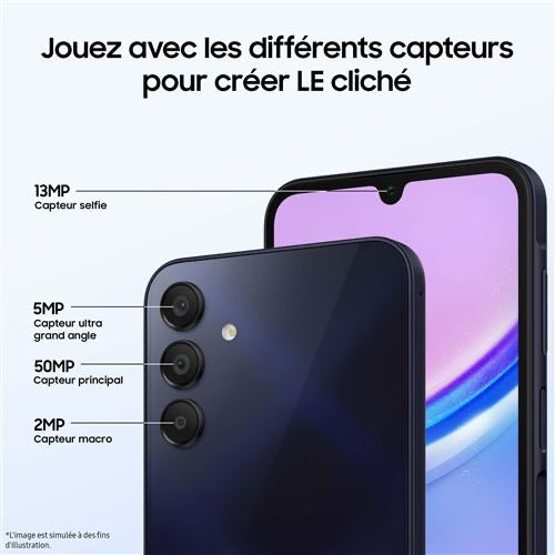 SAMSUNG GALAXY A15 5G 4/128GO VERSION EU