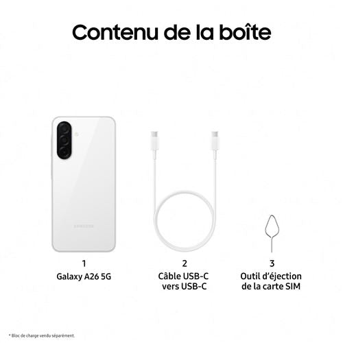 SAMSUNG GALAXY A26 5G 128GO